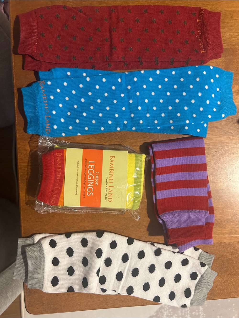 Men's Colorful Socks & Leggings - Red, Blue, Purple, White, Gray, Black